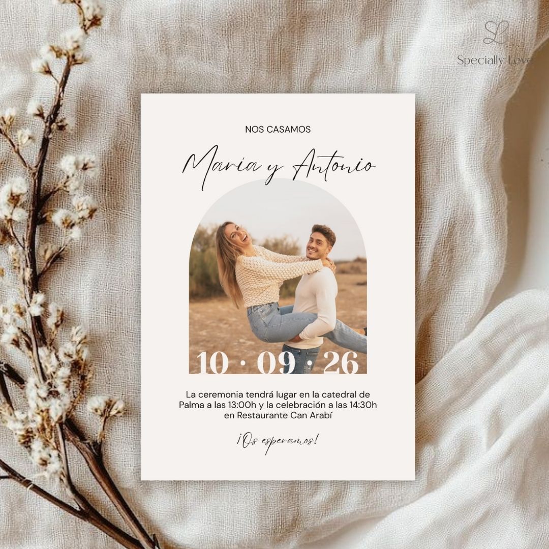 Save the Date digital sweet portrait